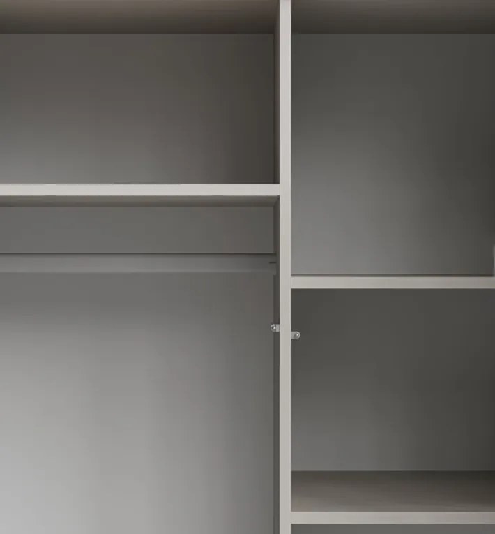 Random 2 S-1 szekrény kasmír/dió