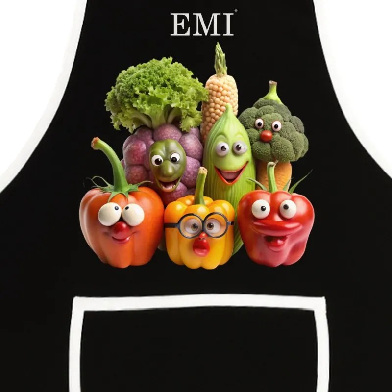 EMI Freshy konyhai kötény, Fekete