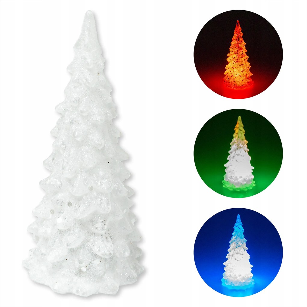 Karácsonyi dekoráció Led karácsonyfa világító karácsonyi figura