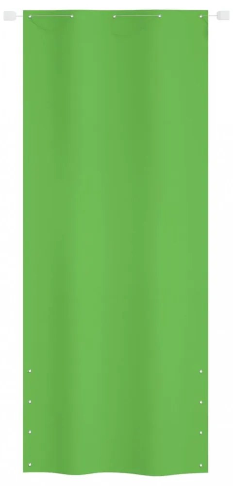 világoszöld oxford-szövet erkélyparaván 100 x 240 cm