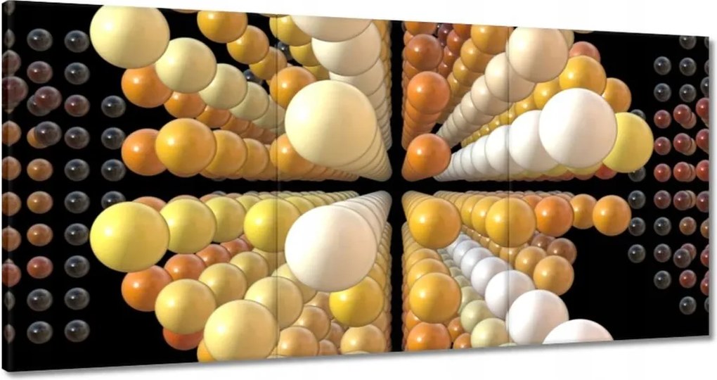 Festmények 180x90 Narancssárga absztrakt