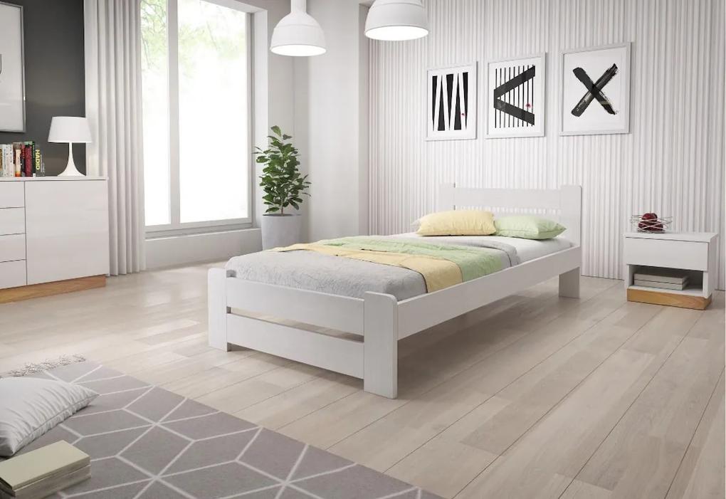 P/ HEUREKA ágy + MORAVIA matrac + ágyrács AJÁNDÉK, 90x200 cm, fehér