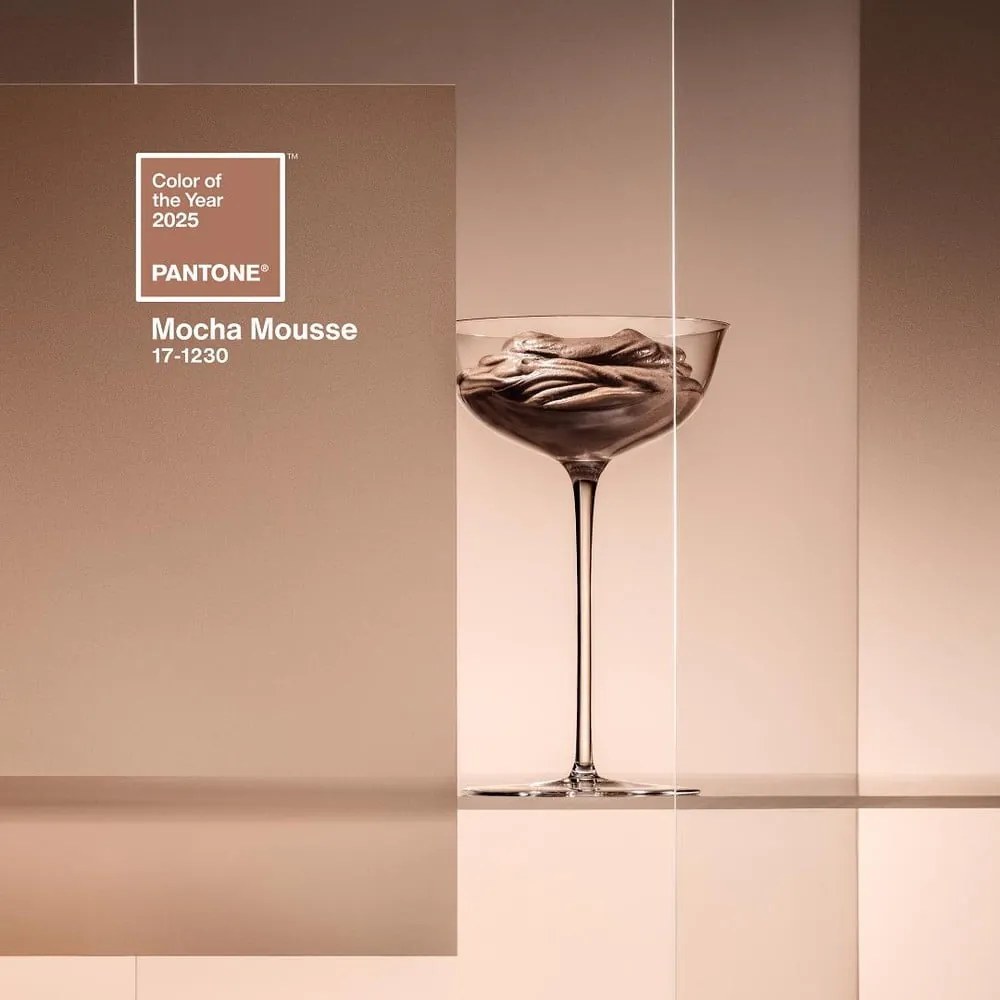 Világosbarna kerámia bögre 175 ml Cortado Mocha Mousse 17-1230 – Pantone