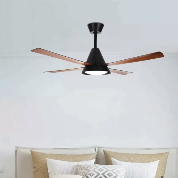 Aigostar - LED Dimmelhető mennyezeti ventilátor LED/24W/230V 2700-6500K 132cm + távirányító