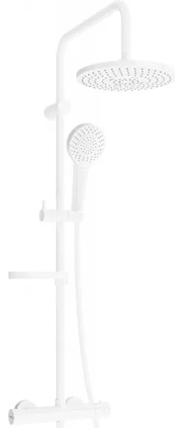 Mexen KX05 zuhanykészlet Kai termosztatikus csapteleppel, fehér, 771500591-20