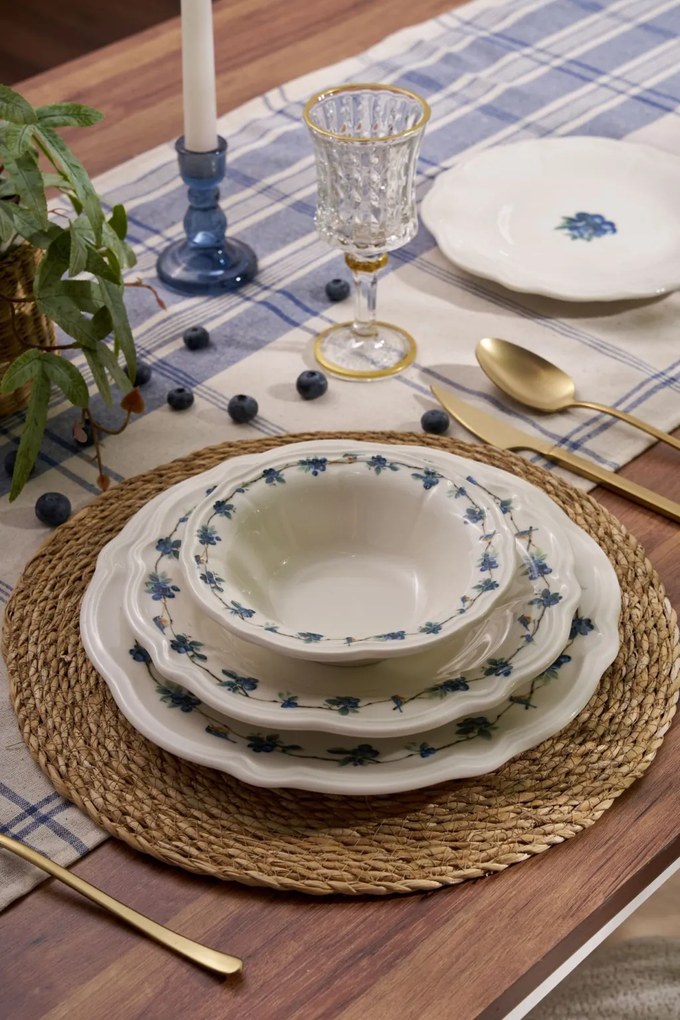 24 részes porcelán étkészlet