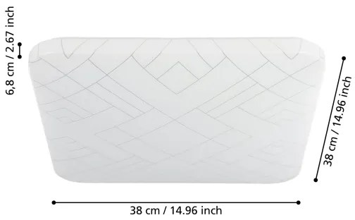 Eglo 900613 - LED Mennyezeti lámpa RENDE LED/19,5W/230V