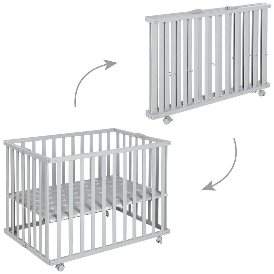 Szürke járóka 100x75 cm – Roba