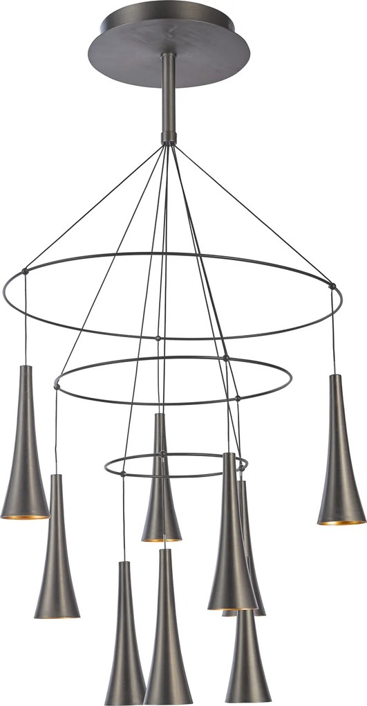 Italux Modern LED függeszték Luca Grafit ITXMD16115-9A