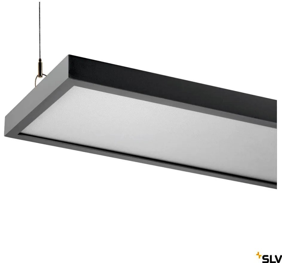 SLV 1007470 WORKLIGHT Modern Led Függesztett Lámpa Szürke LED IP20