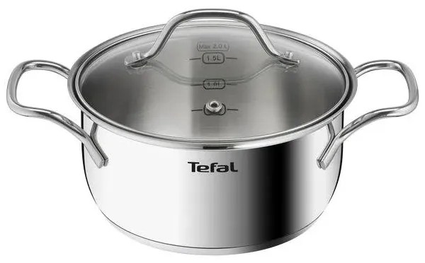 Tefal - Lábaskészlet 10 db INTUITION rozsdamentes