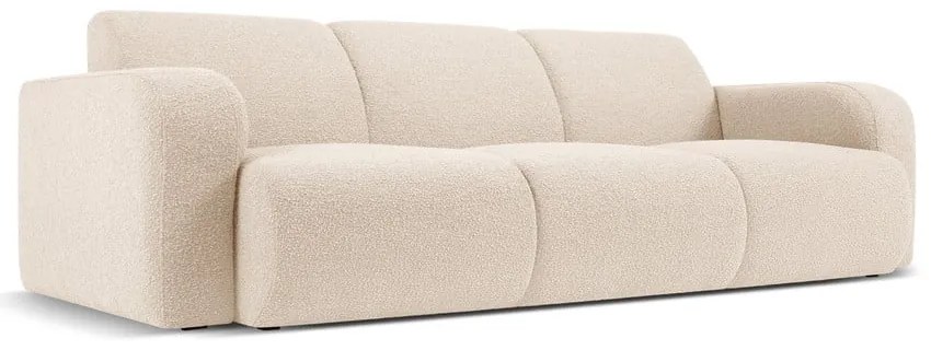 Bézs buklé kanapé 235 cm Molino – Micadoni Home