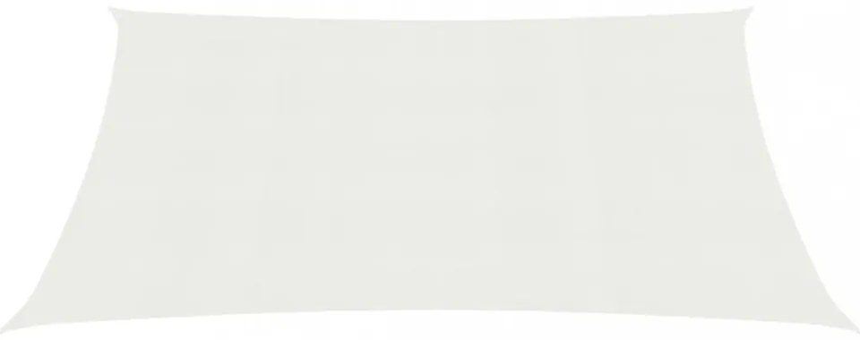 fehér HDPE napvitorla 160 g/m² 3,5 x 5 m