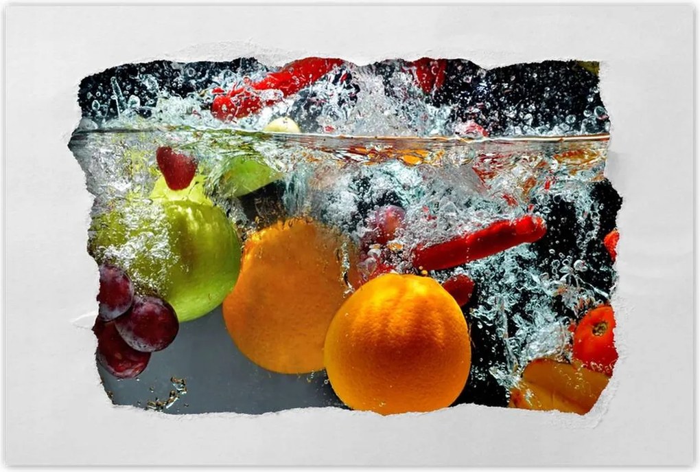 Poszterek 90x60 Gyümölcsös köpködés