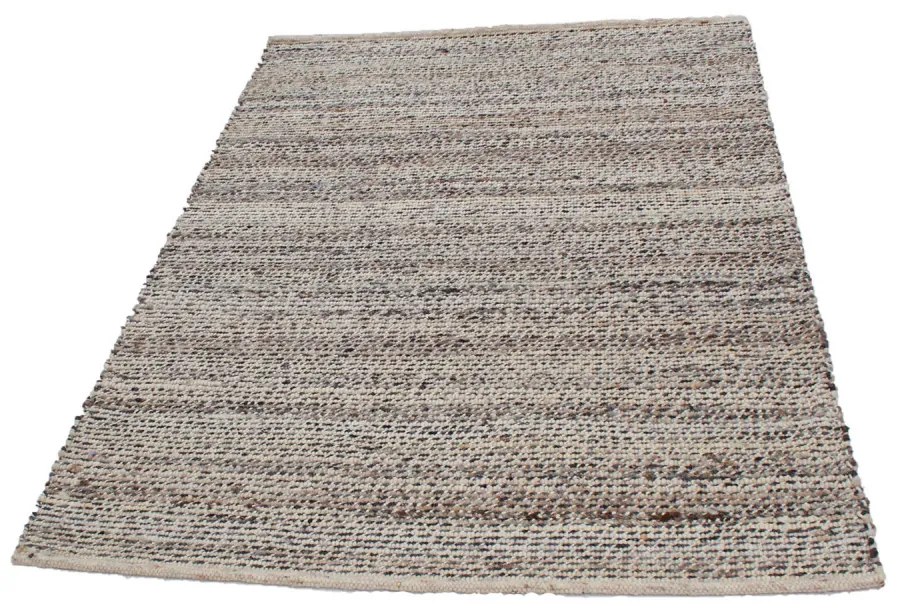 Vastag gyapjú szőnyeg Rustic 132x188 kézi és gépi szövésű gyapjú szőnyeg