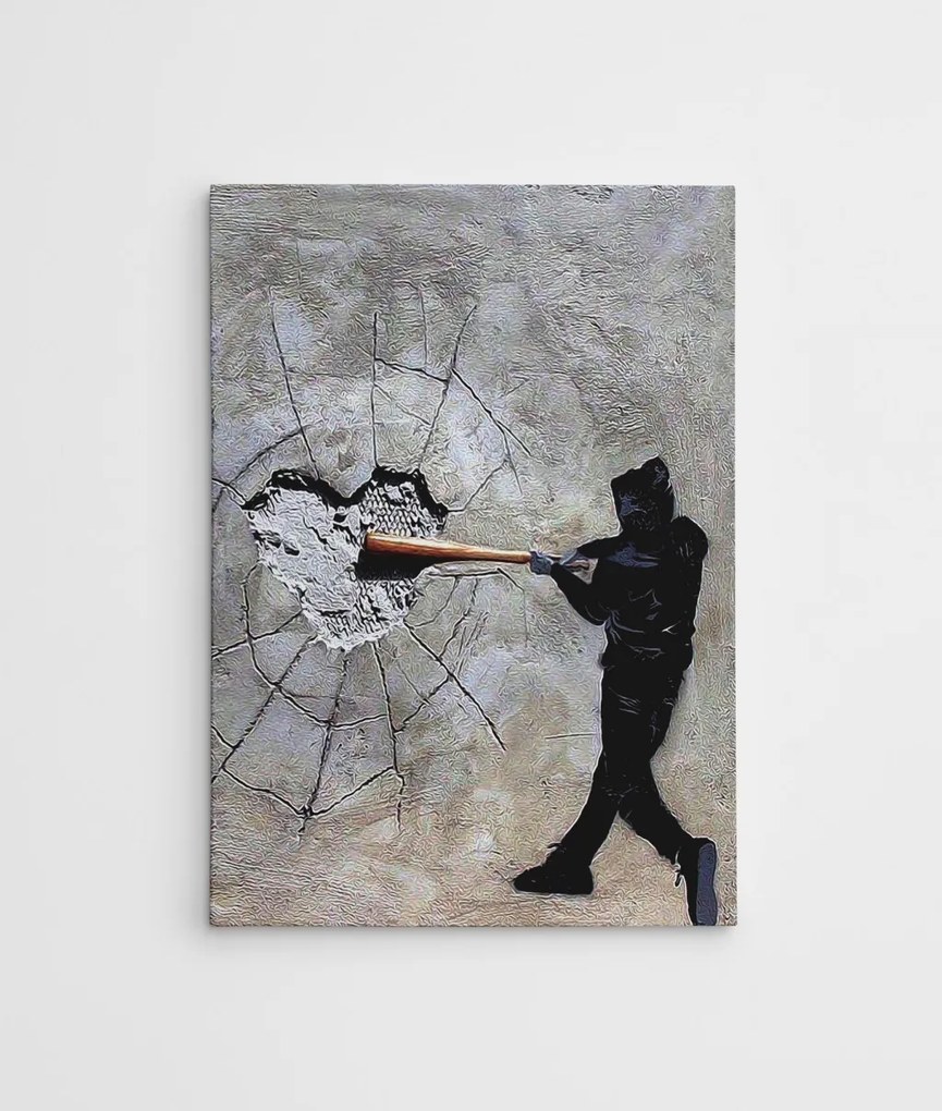 WY45 Banksy vászonkép, 50 x 70 cm