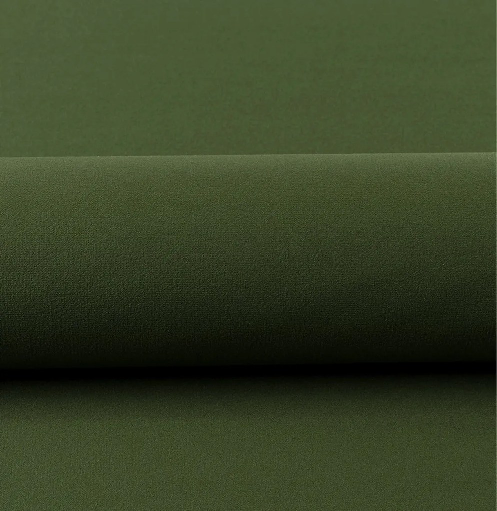 Sötétzöld design fotel ALPAH B VELVET