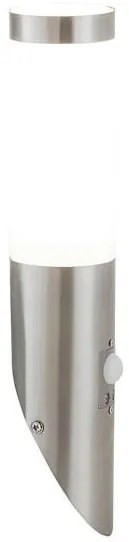 Rábalux Inox Torch 8266 kültéri mozgásérzékelős falikar, 1x60W E27
