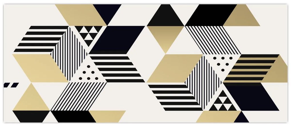 Kép - Geometriai formák N⁰1 (120x50 cm)