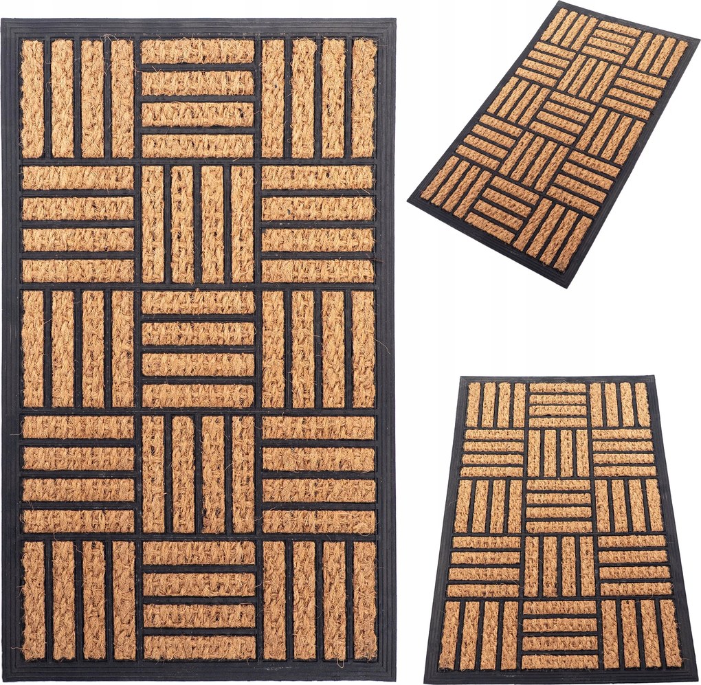 Lábtörlő Ajtó Alá Kókusz Csúszásgátló 40x60 Cipőszőnyeg