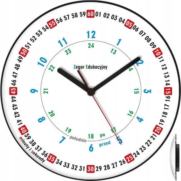 Jól Olvasható Oktatási Óra Az Idő Tanulásához A Gyermekek Számára