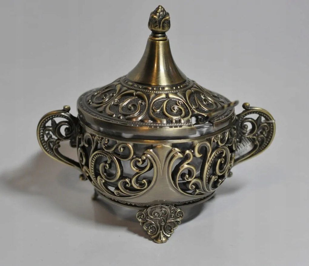 Antik arany Cukortartó