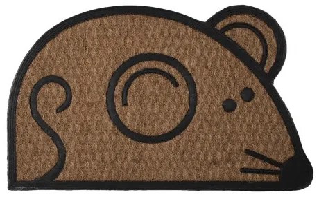 Lábtörlő egér, 74x45cm, kókusz-PVC