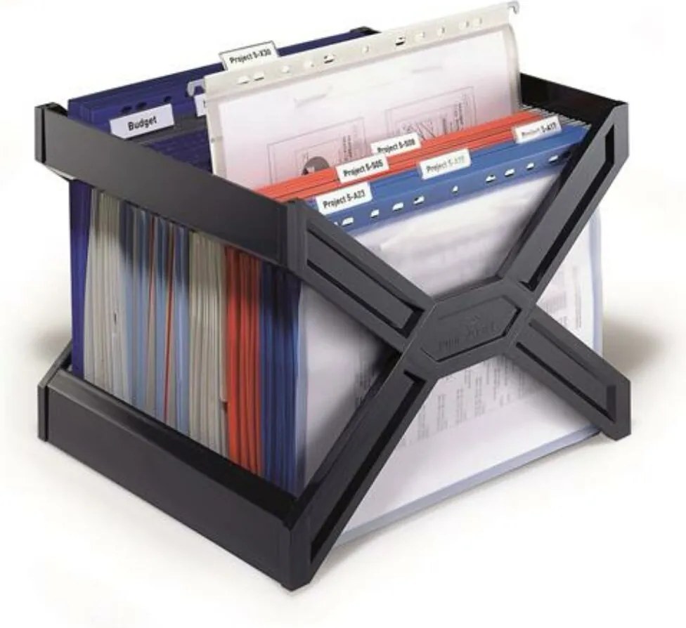Függőmappa tároló, műanyag, DURABLE, CARRY® plus, fekete (DB261101)
