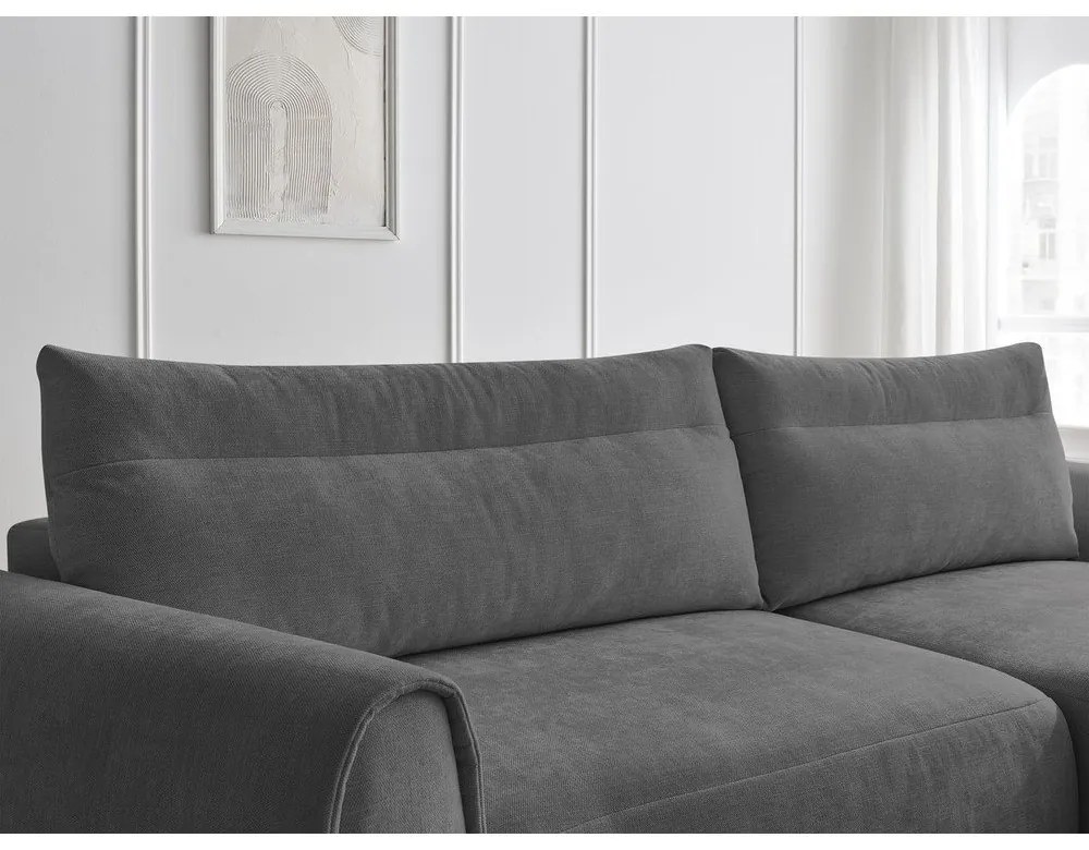 Szürke sarokkanapé Aden – Bobochic Paris