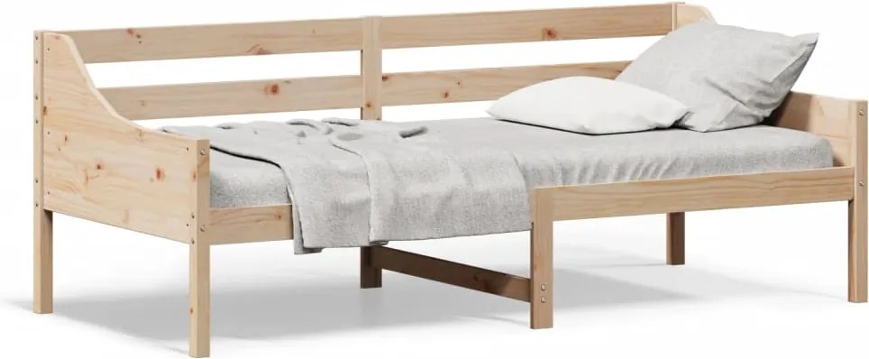 vidaXL tömör fenyőfa kanapéágy matrac nélkül 90 x 200 cm