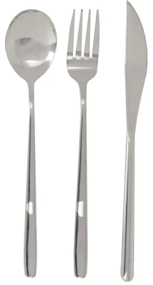 Ezüstszínű rozsdamentes acél evőeszköz készlet 6 db-os Mimo – Premier Housewares