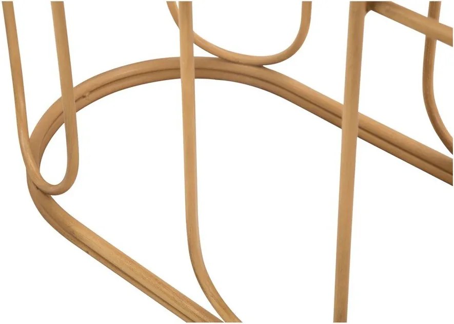 Natúr színű rattan konzolasztal 32x110 cm Samui – Mauro Ferretti