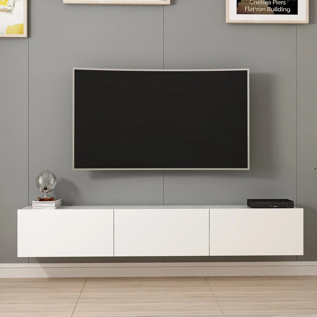 TV asztal/szekrény Robert (fehér). 1072980