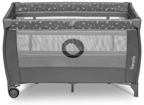 Lionelo - Utazóágy STEFI PLUS Szürke-fehér