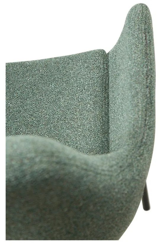 Világoszöld buklé fotel Zimmer – DAN-FORM Denmark