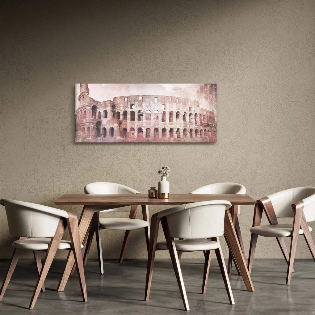 Kép - Vintage képeslap a városról N⁰2 (120x50 cm)