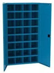 Fém műhelyszekrény osztórészekkel SFR322, 180 x 100 x 53 cm, kék