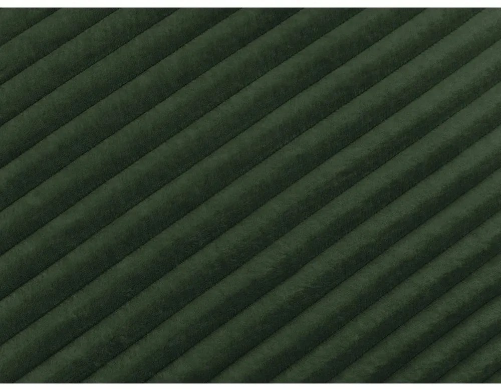 Sötétzöld kárpitozott ágyneműtartós franciaágy ágyráccsal 180x200 cm Jade – Bobochic Paris