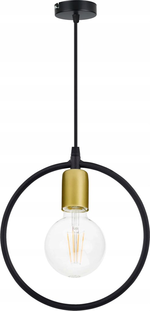 Függő mennyezeti lámpa Zwis Edison Loft 1 E27 kör