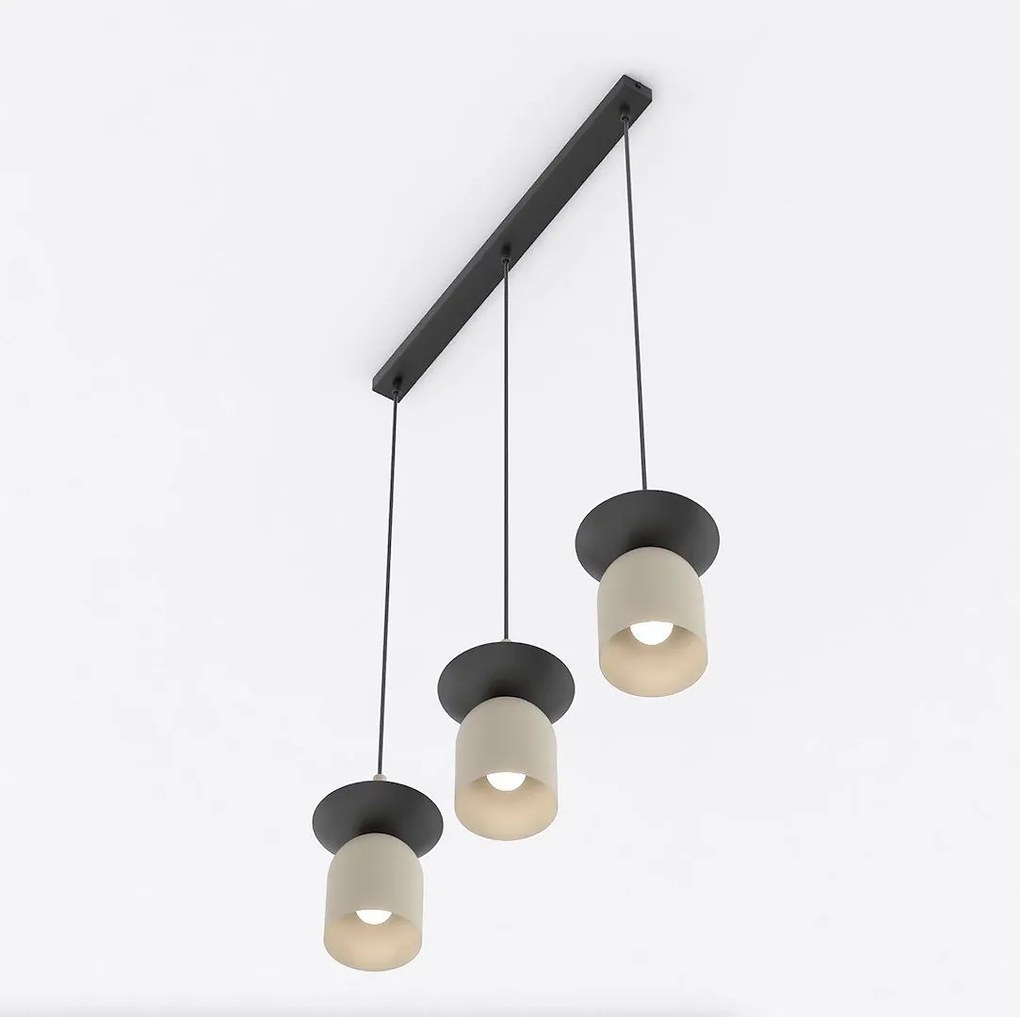 Emibig modern skandináv függeszték ego barna fekete emi1612/3