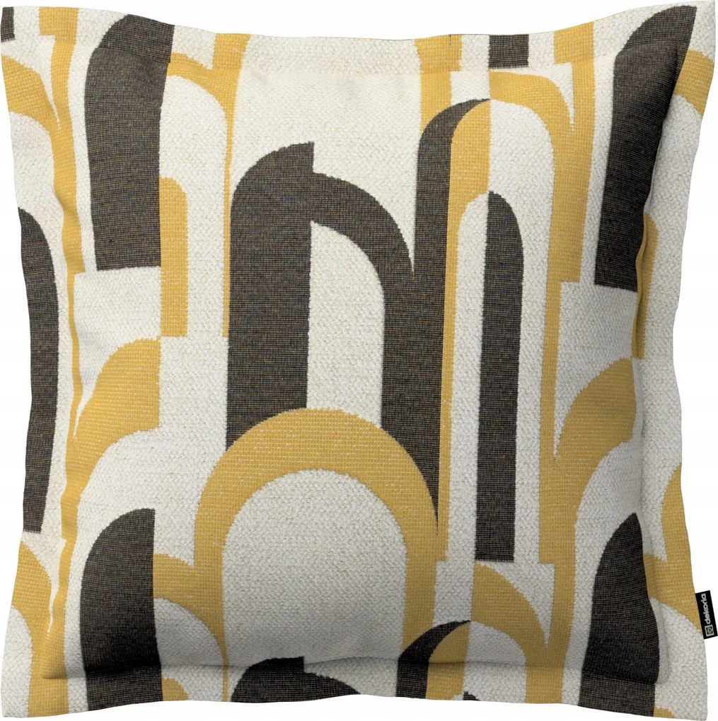 Párnahuzat 45x45 fekete-sárga