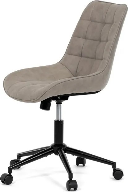 Állítható magasságú bézs szövet irodai szék. KA-V3120 LAN3