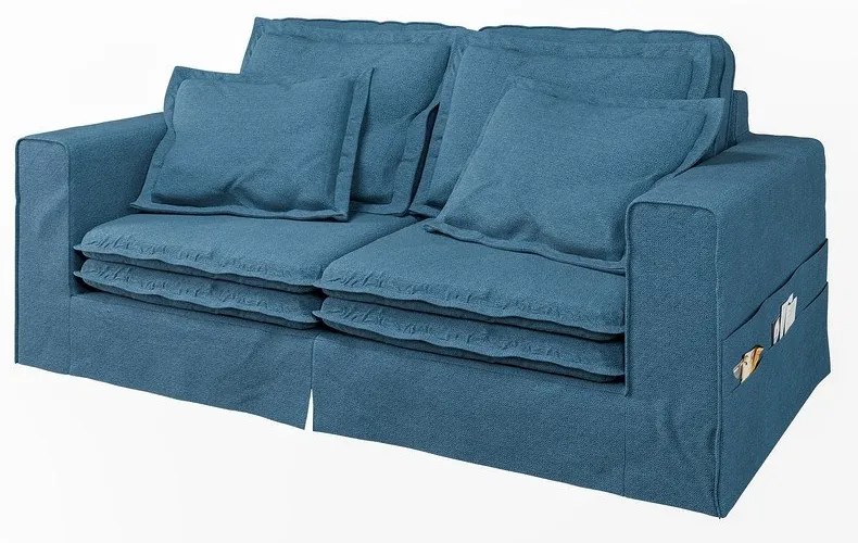Kék kanapé 196 cm Nora – Ropez