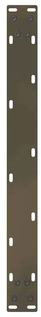 2 db natúr acél dohányzóasztal láb 60 x (30-31) cm acél