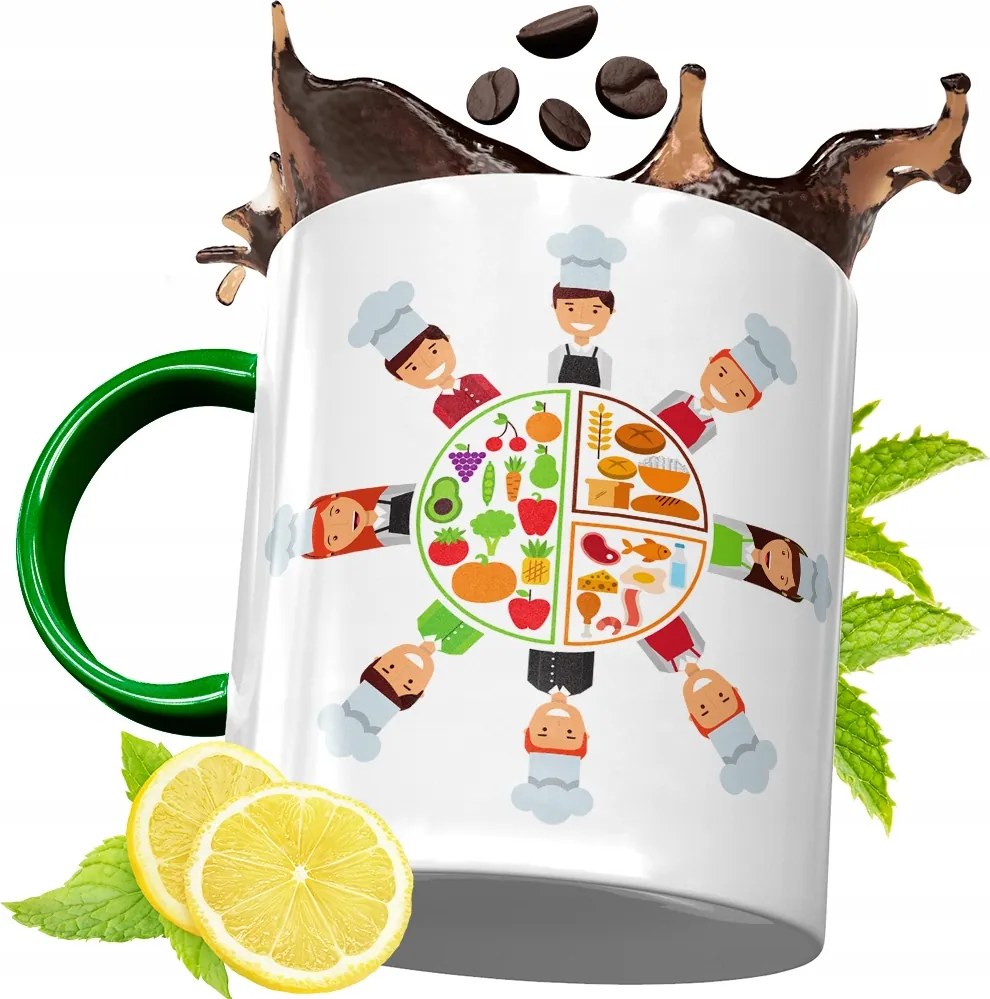 Zöld Bögre Szakácsnak Tökéletes Ajándék fényképes nyomtatással