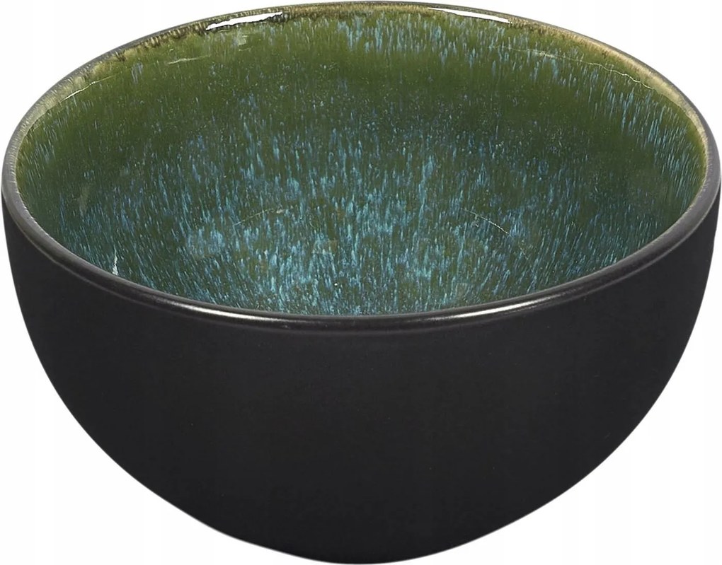 Elia Kerámia Tál 13,8 cm zöld retro stílusban