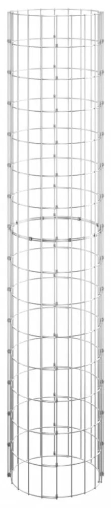 3 db kör alakú horganyzott acél gabion magaságyás Ø30 x 150 cm