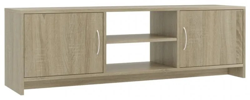 Sonoma tölgy színű forgácslap TV-szekrény 120 x 30 x 37,5 cm