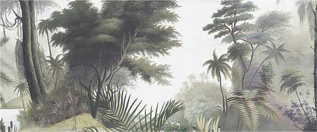 Fotótapéta Flizelin Fal a Hálószobába Egzotikus táj 250x104