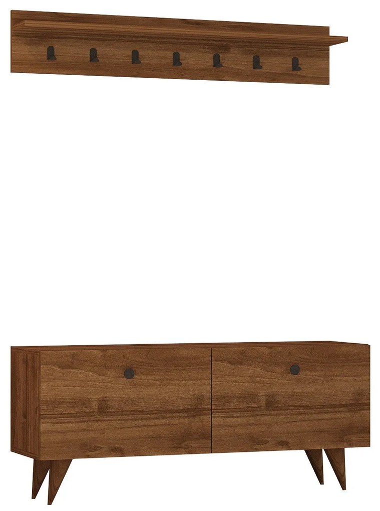 Előszobafal Rupa - Walnut